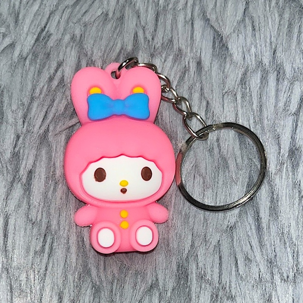 my melody Sanrio keychain figurine